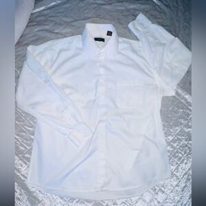 XMI white blouse buttonup men’s shirt large